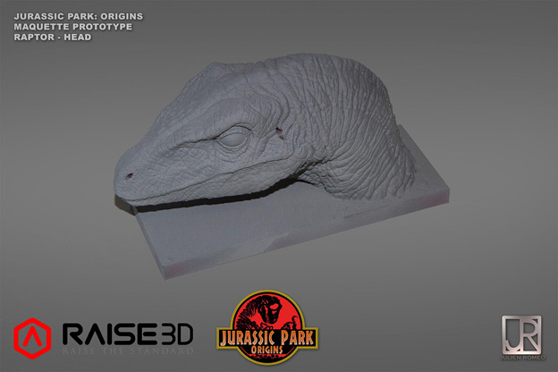 Использование Raise3D N2 Plus для создания корокометражного фильма «Парк Юрского периода: Начало»