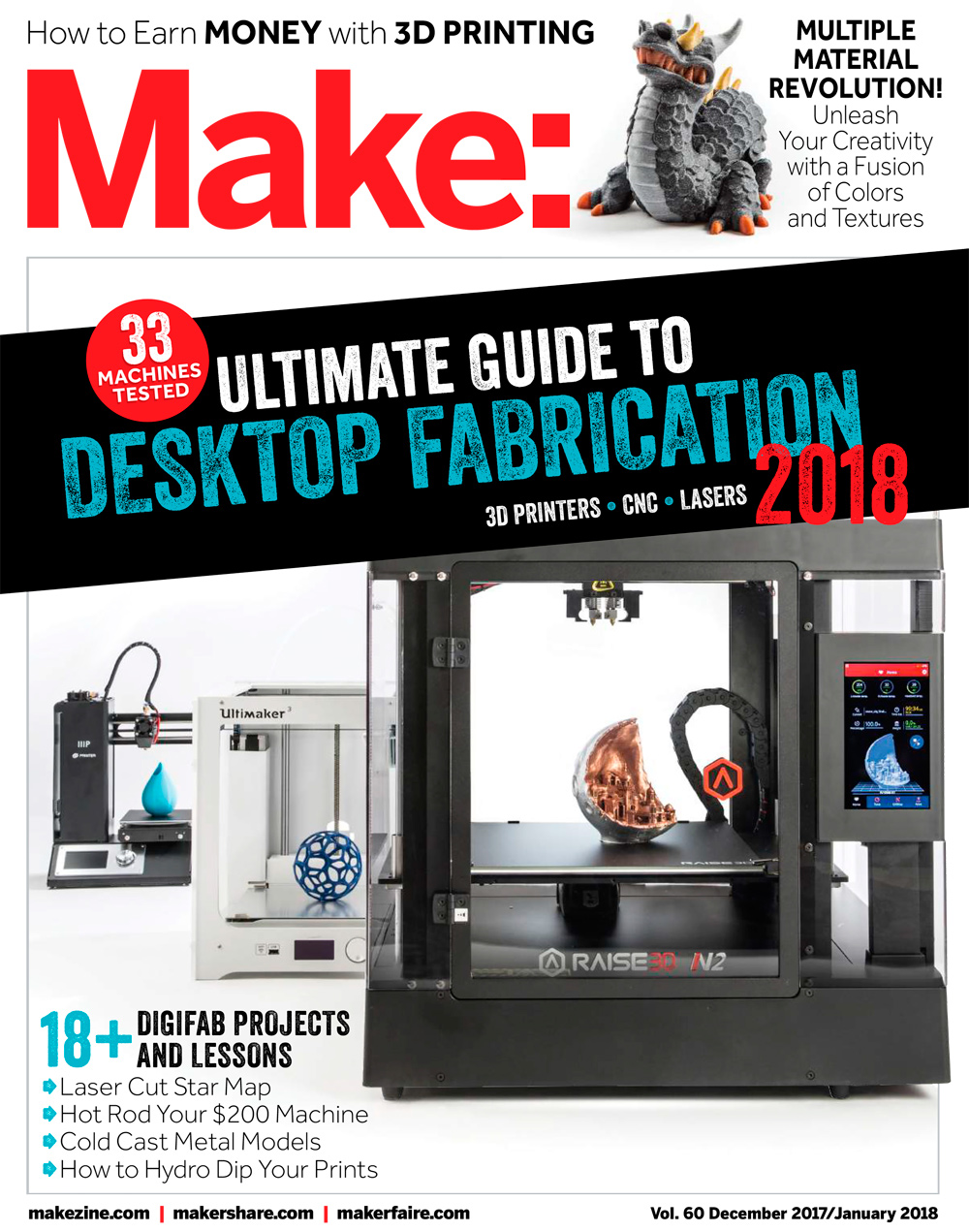 Raise3D N2 занял первое место в ежегодном рейтинге журнала Make